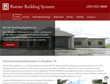 Tablet Screenshot of barnierbuilding.com